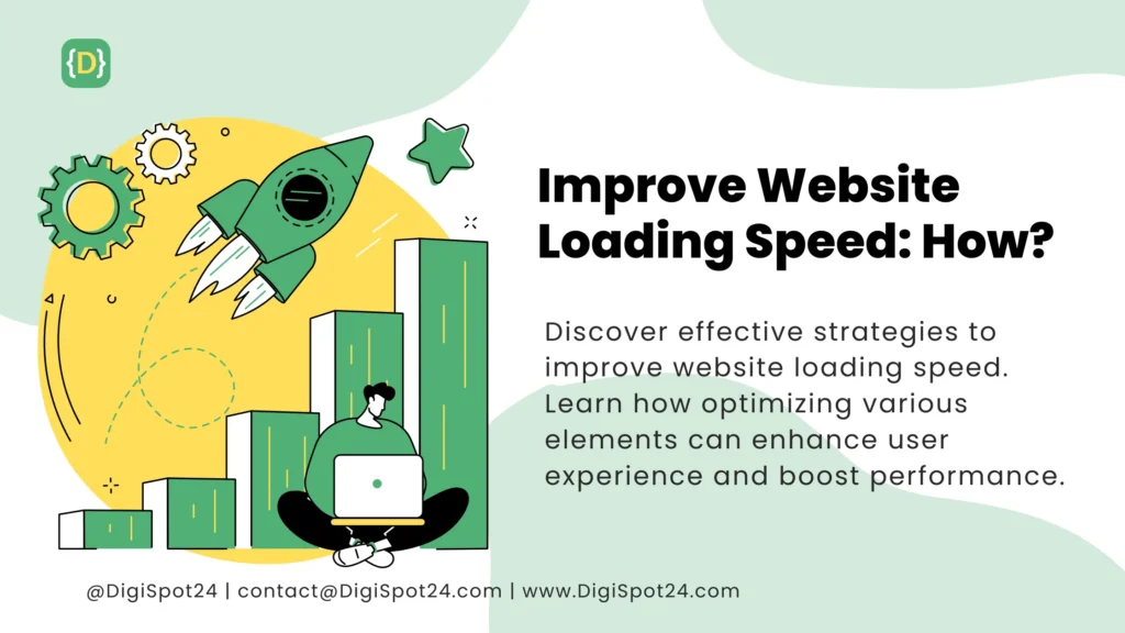 Improve Website Loading Speed: How? - Illustration depicting various speed optimization techniques