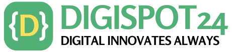 Logo of DigiSpot24, a leading website designing and digital marketing agency.